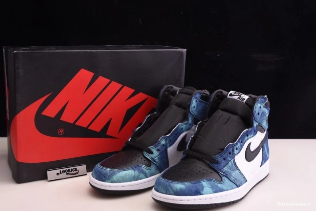 MaikeSneakers Air Jordan 1 High OG Tie-Dye CD0461-100 0702